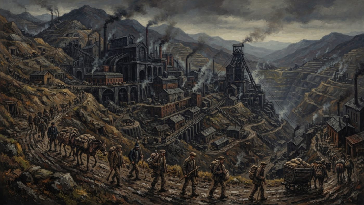 Macedonian Highlands — Macedonian Highlands, rendered as oil-painting.
