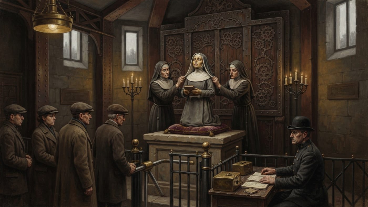 Margaux Chapel — Margaux Chapel, rendered as oil-painting.