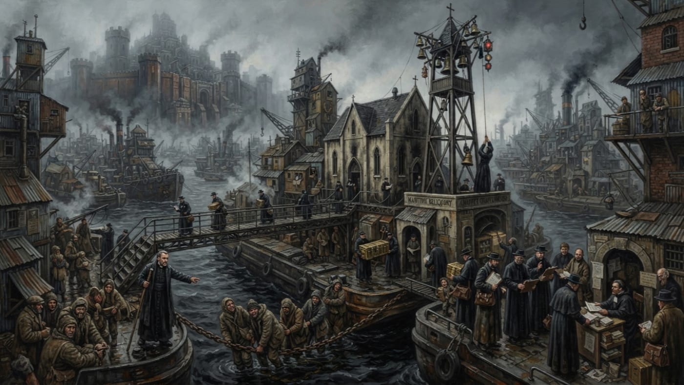Maritime Reliquary Chapterhouse — Maritime Reliquary Chapterhouse, rendered as oil-painting.