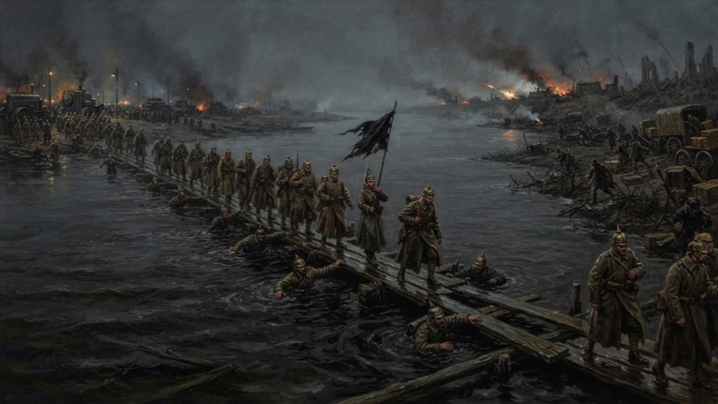 Mark Seven — Mark Seven, rendered as oil-painting.
