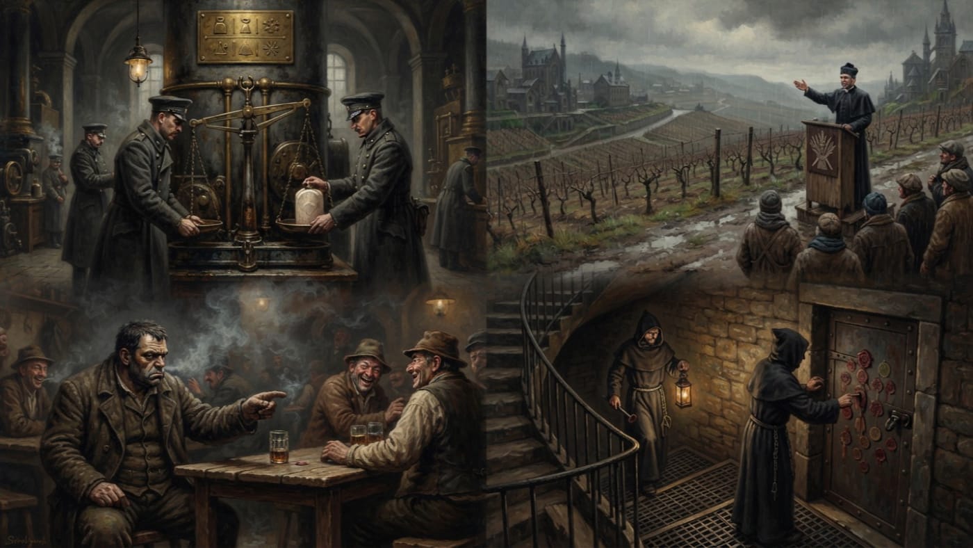 Lent — Lent, rendered as oil-painting.