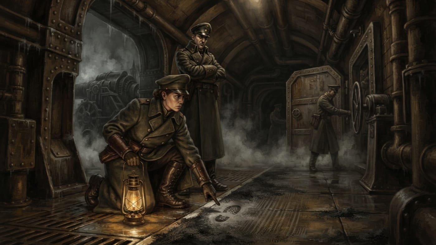 Lent-Eve Infiltration at Irongate — Lent-Eve Infiltration at Irongate, rendered as oil-painting.