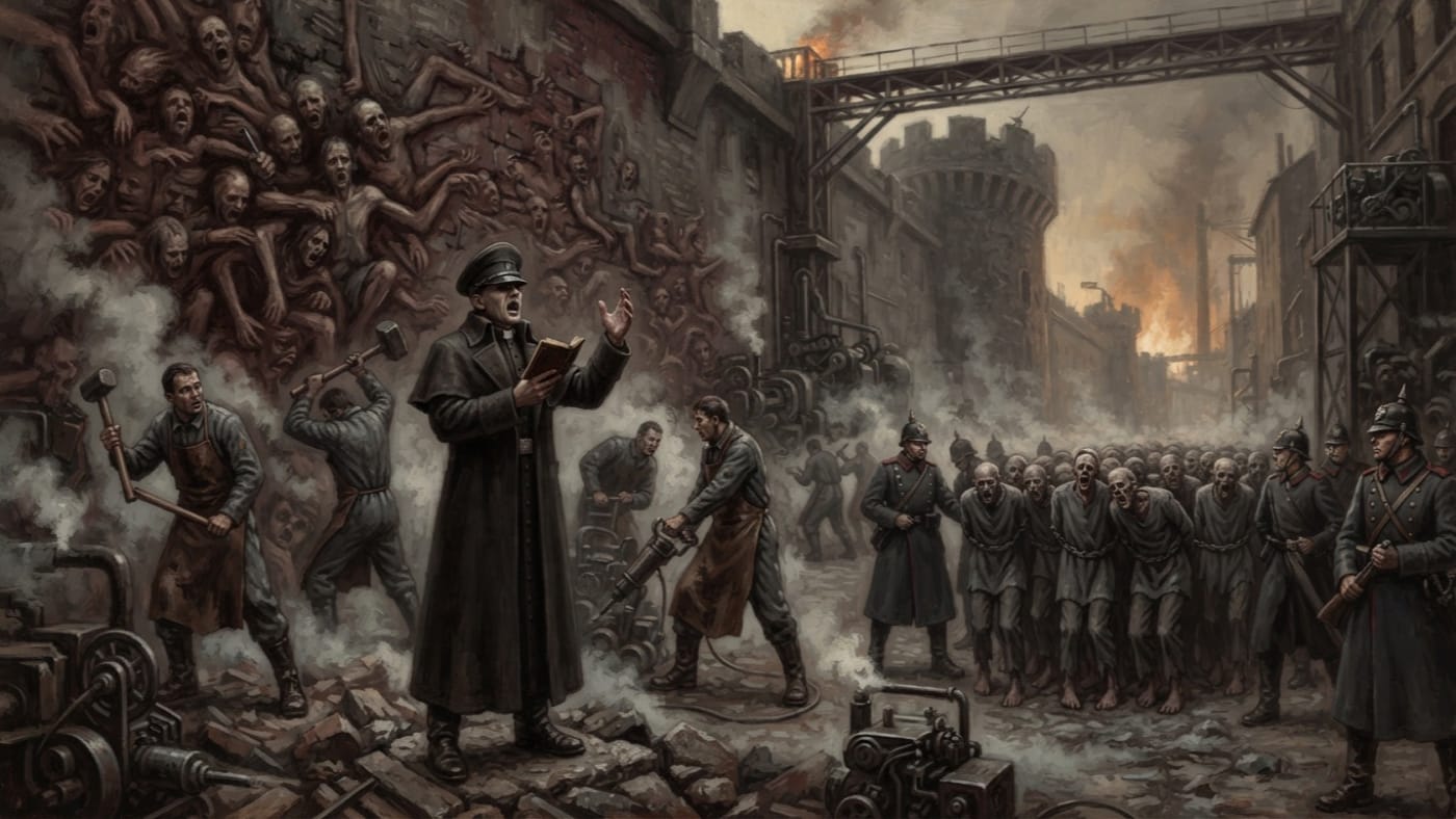 Litany Against Echoes — Litany Against Echoes, rendered as oil-painting.