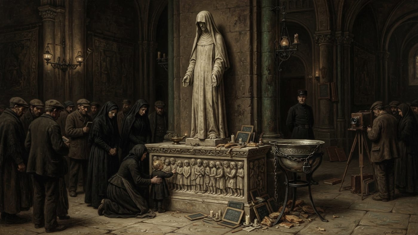 Lyon Cathedral — Lyon Cathedral, rendered as oil-painting.