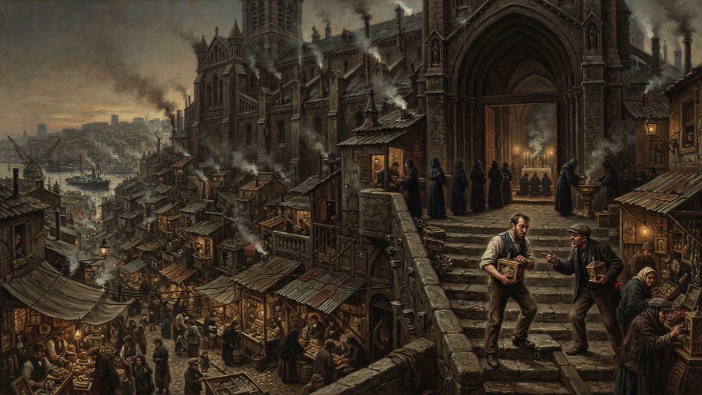 Masses of Remedial Doubt — Masses of Remedial Doubt, rendered as oil-painting.