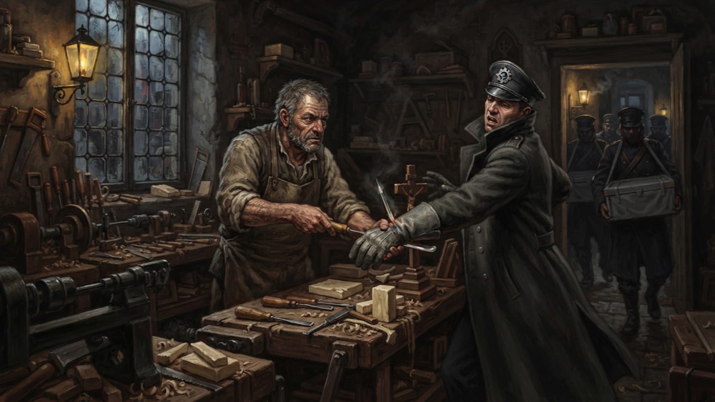 Matteo Bellandi — Matteo Bellandi, rendered as oil-painting.