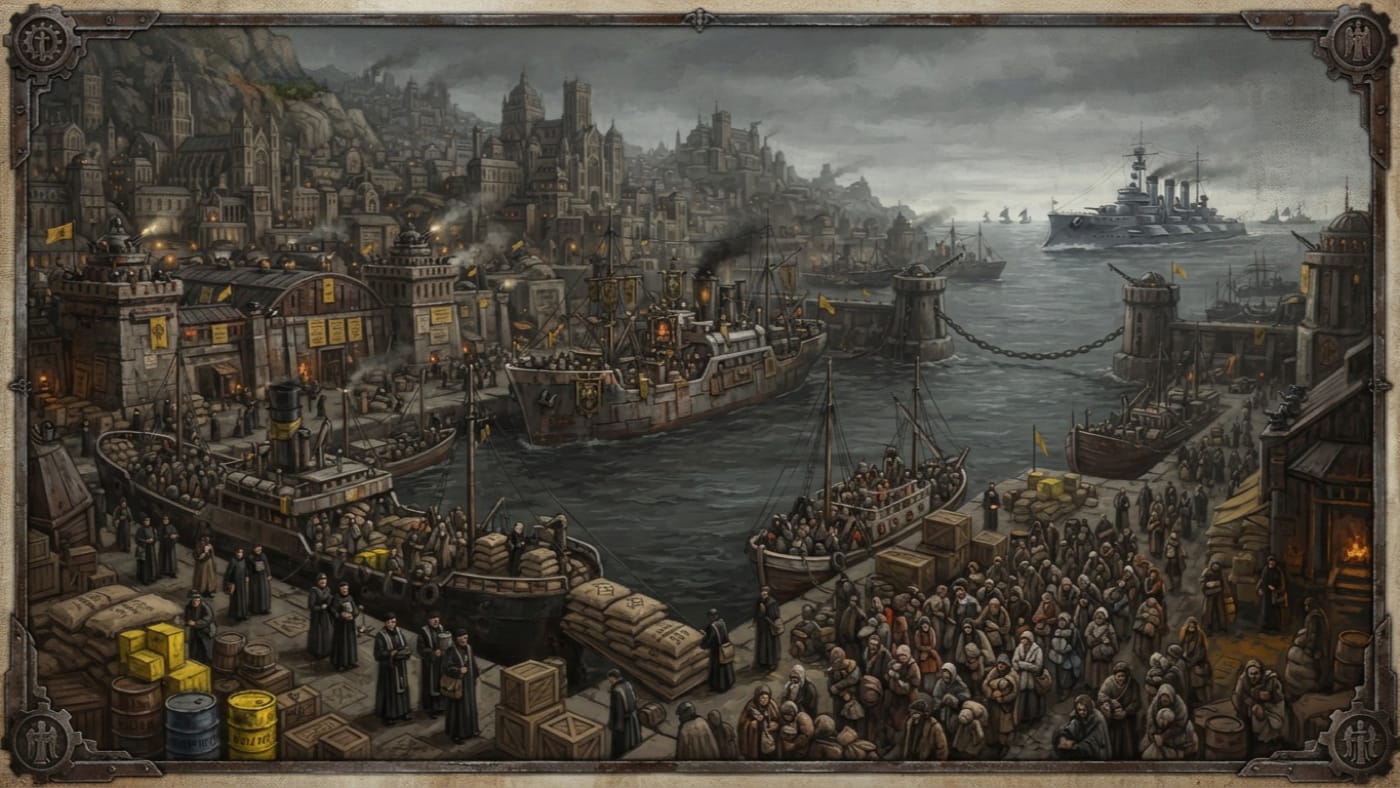 Mediterranean — Mediterranean, rendered as oil-painting.