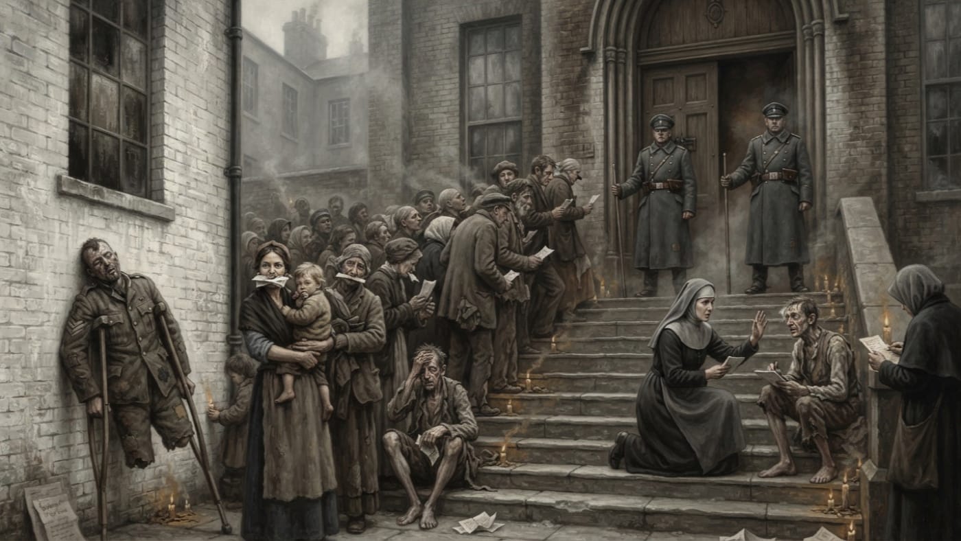 Mercy Chapel — Mercy Chapel, rendered as oil-painting.