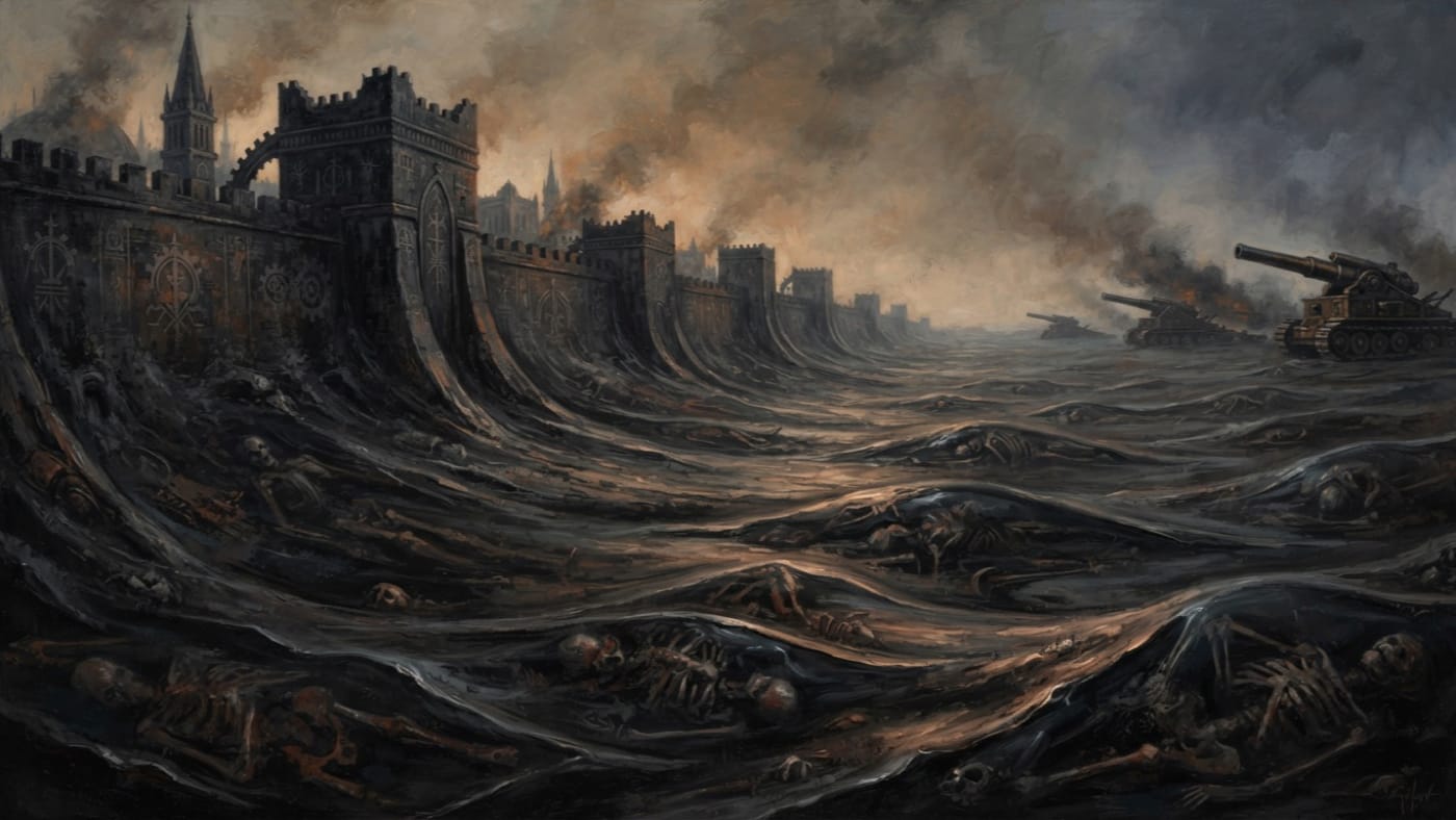 Massacre at old Constantinople — Massacre at old Constantinople, rendered as oil-painting.