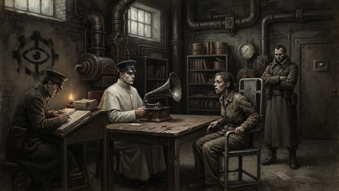 Methodical Interview Protocols — Methodical Interview Protocols, rendered as oil-painting.