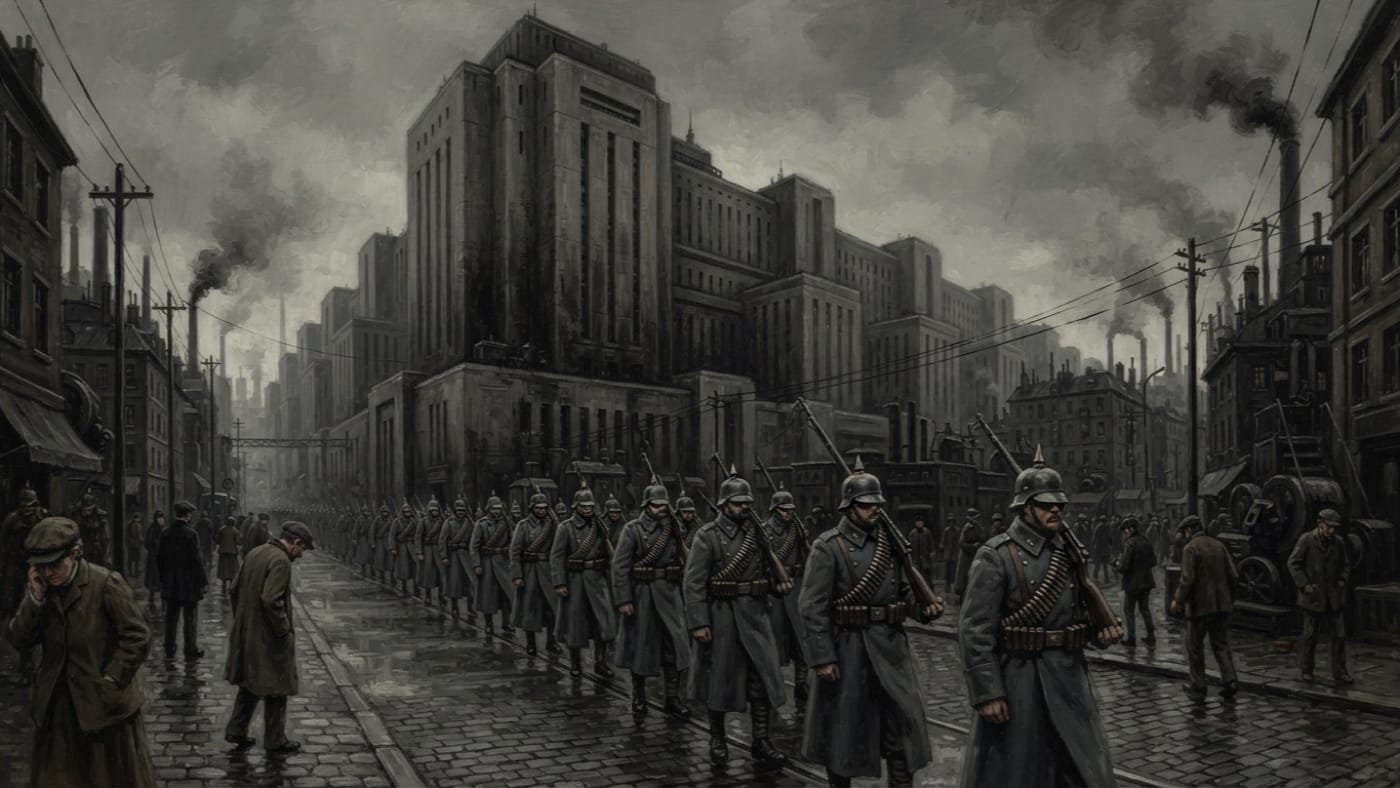 Ministry of Civic Security — Ministry of Civic Security, rendered as oil-painting.