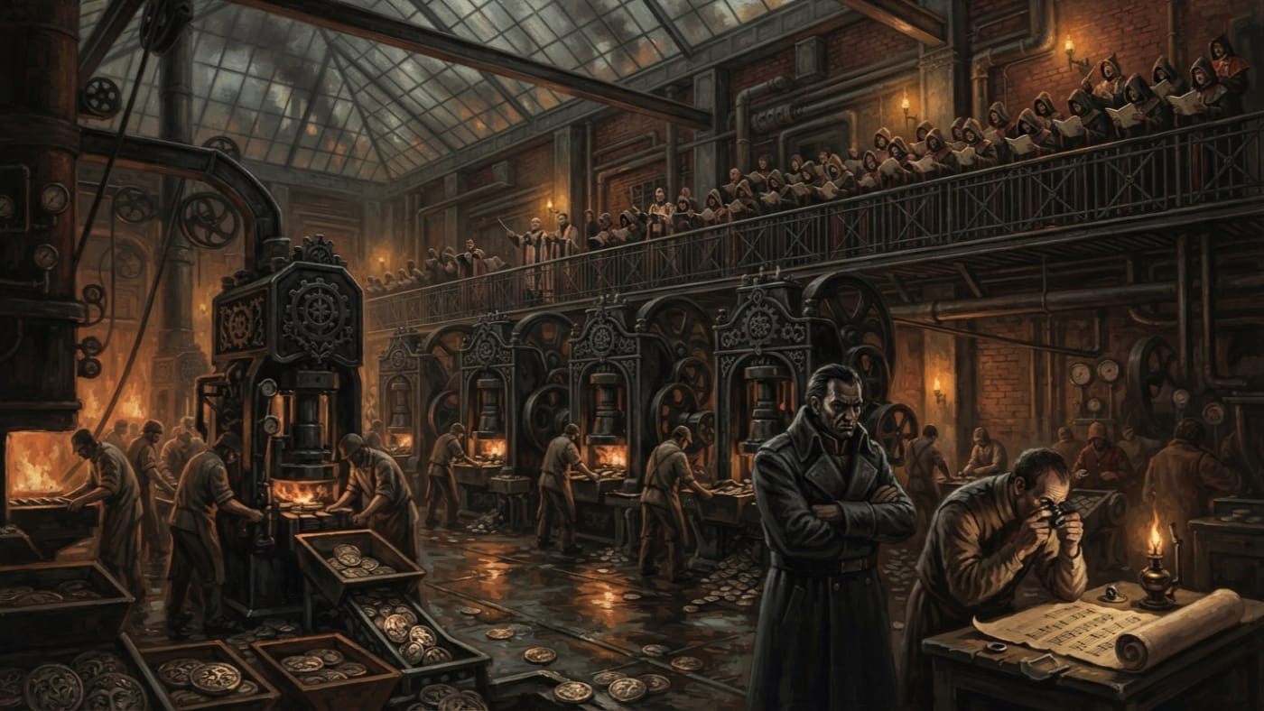 Mint Catechism — Mint Catechism, rendered as oil-painting.