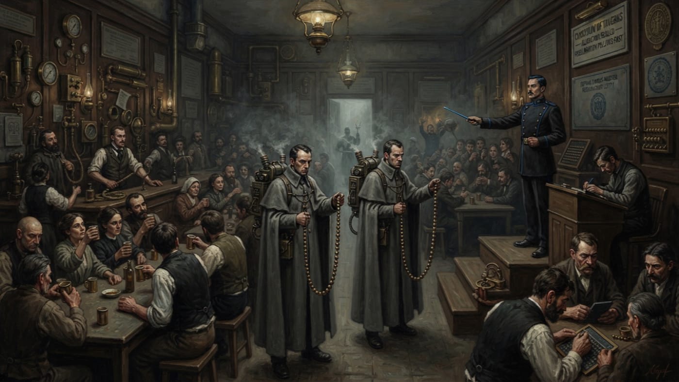 Mirth Quota — Mirth Quota, rendered as oil-painting.