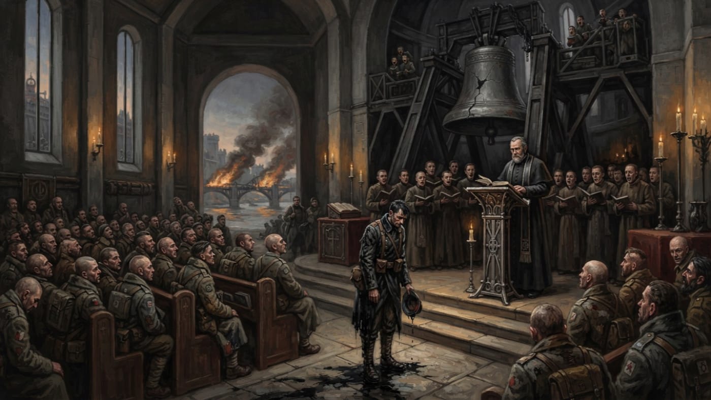 Miserere — Miserere, rendered as oil-painting.