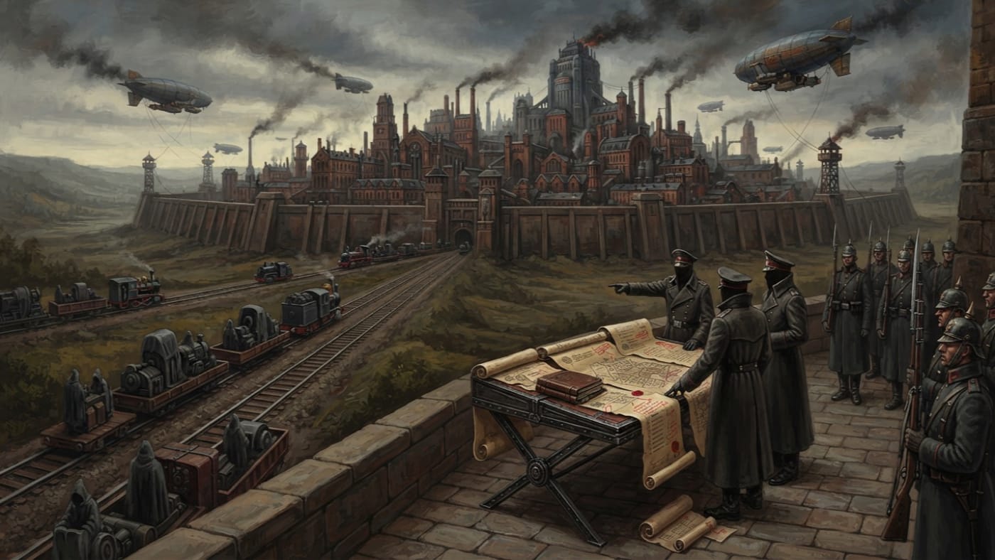 Montauban — Montauban, rendered as oil-painting.