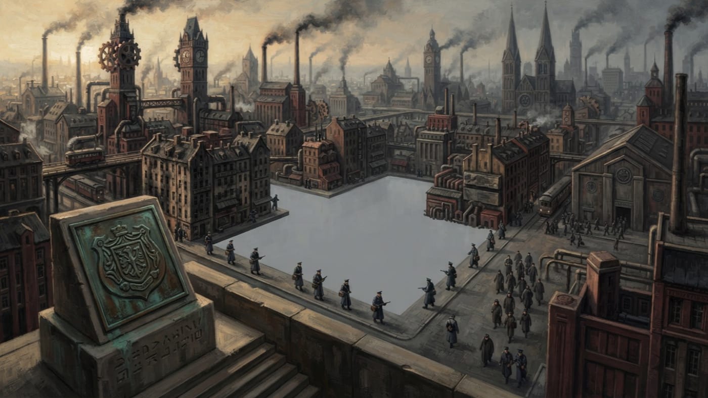 Münster — Münster, rendered as oil-painting.