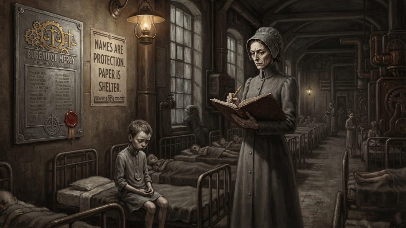 Name-Givers — Name-Givers, rendered as oil-painting.