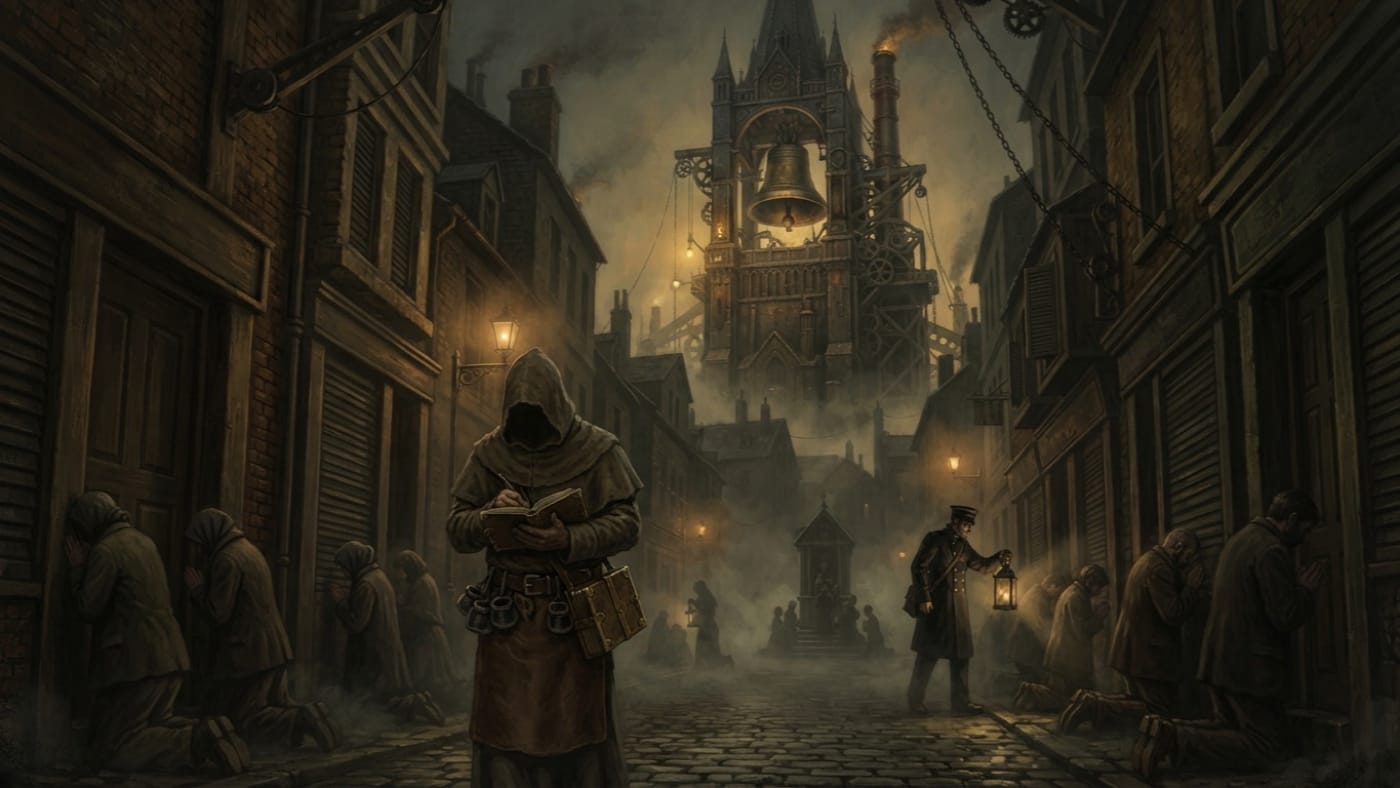 Ninth Bell — Ninth Bell, rendered as oil-painting.