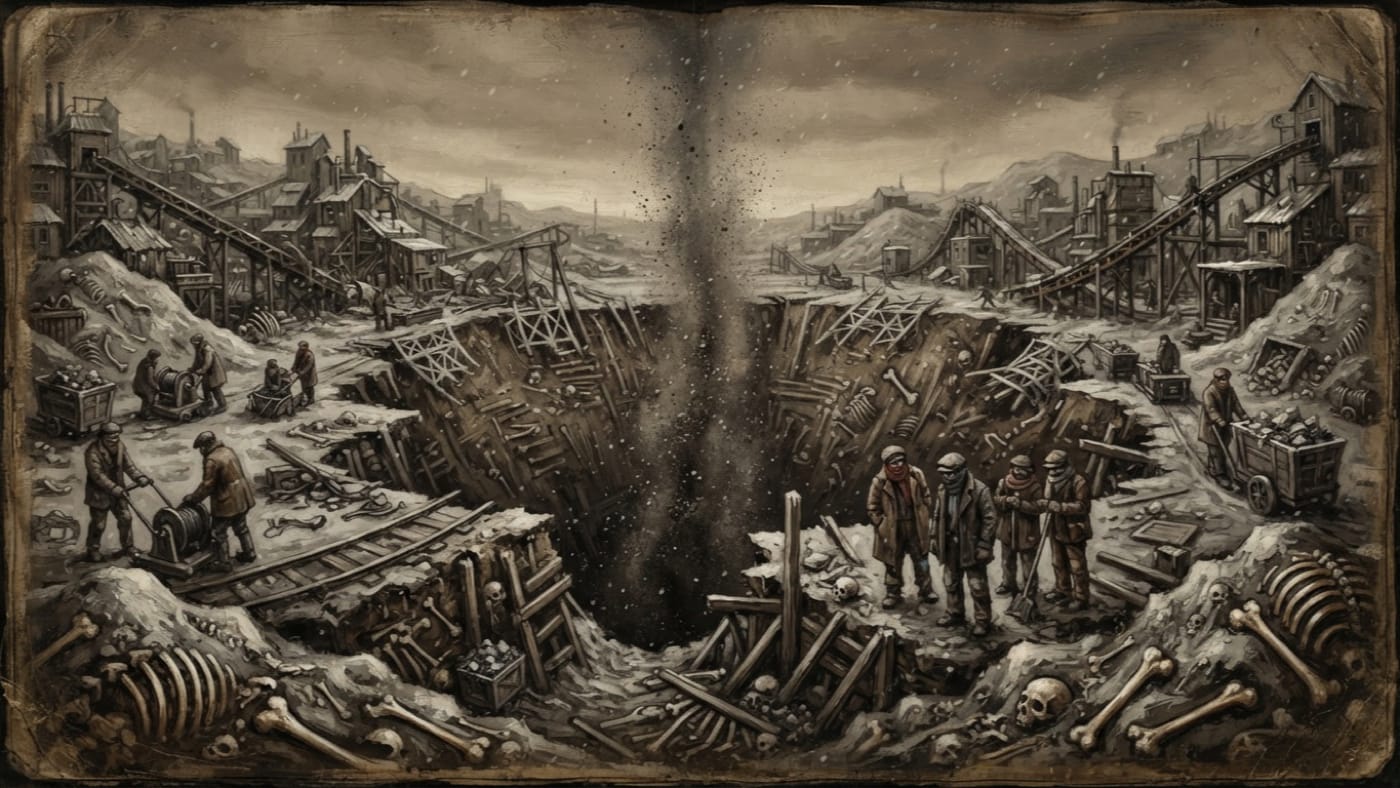 A.S. 194 northern Storm Pit sinkhole — A.S. 194 northern Storm Pit sinkhole, rendered as oil-painting.