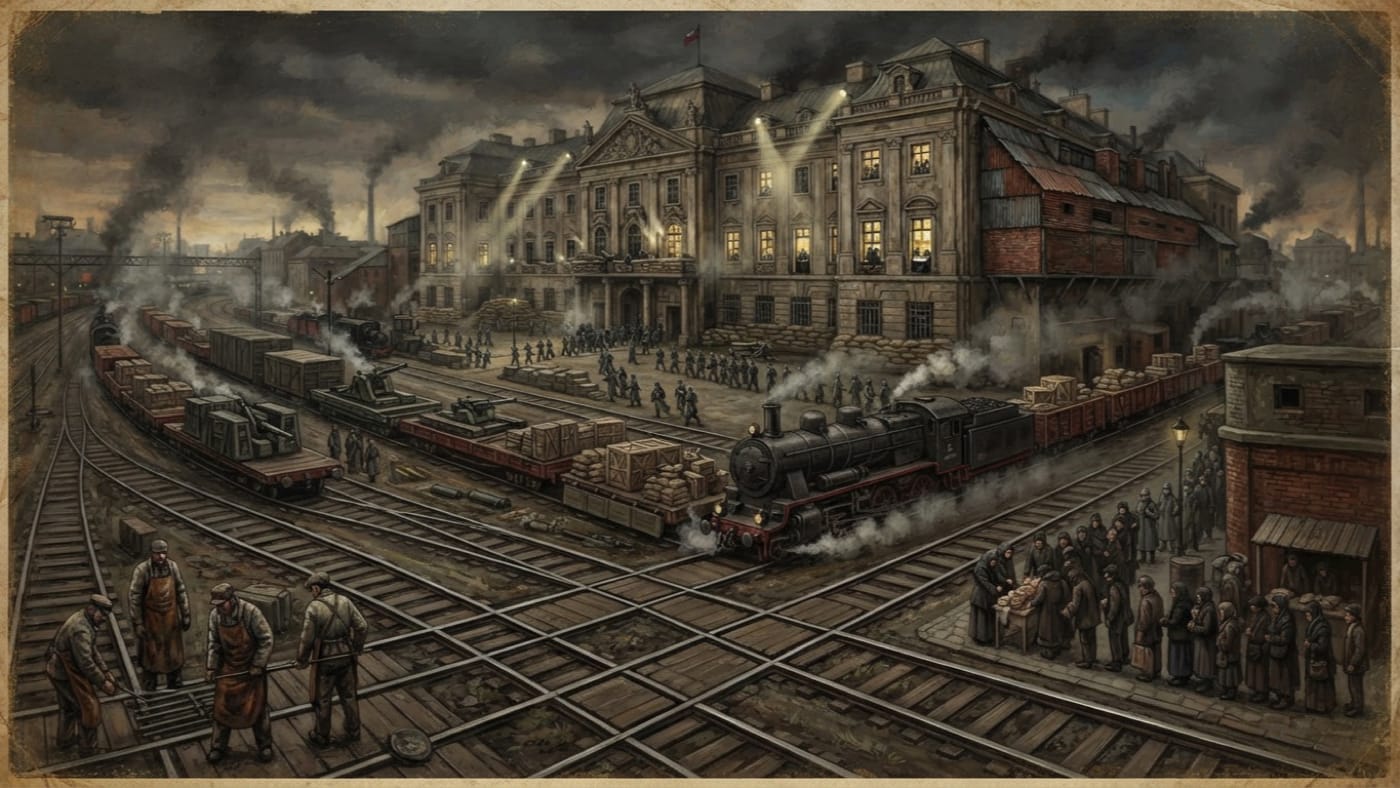 Northern Theater Logistics Command — Northern Theater Logistics Command, rendered as oil-painting.