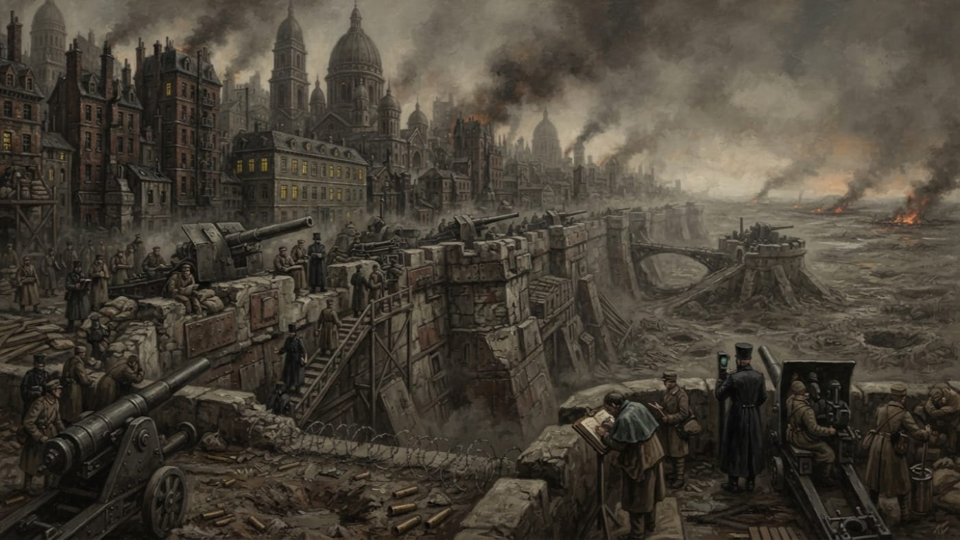 Northern Wall — Northern Wall, rendered as oil-painting.