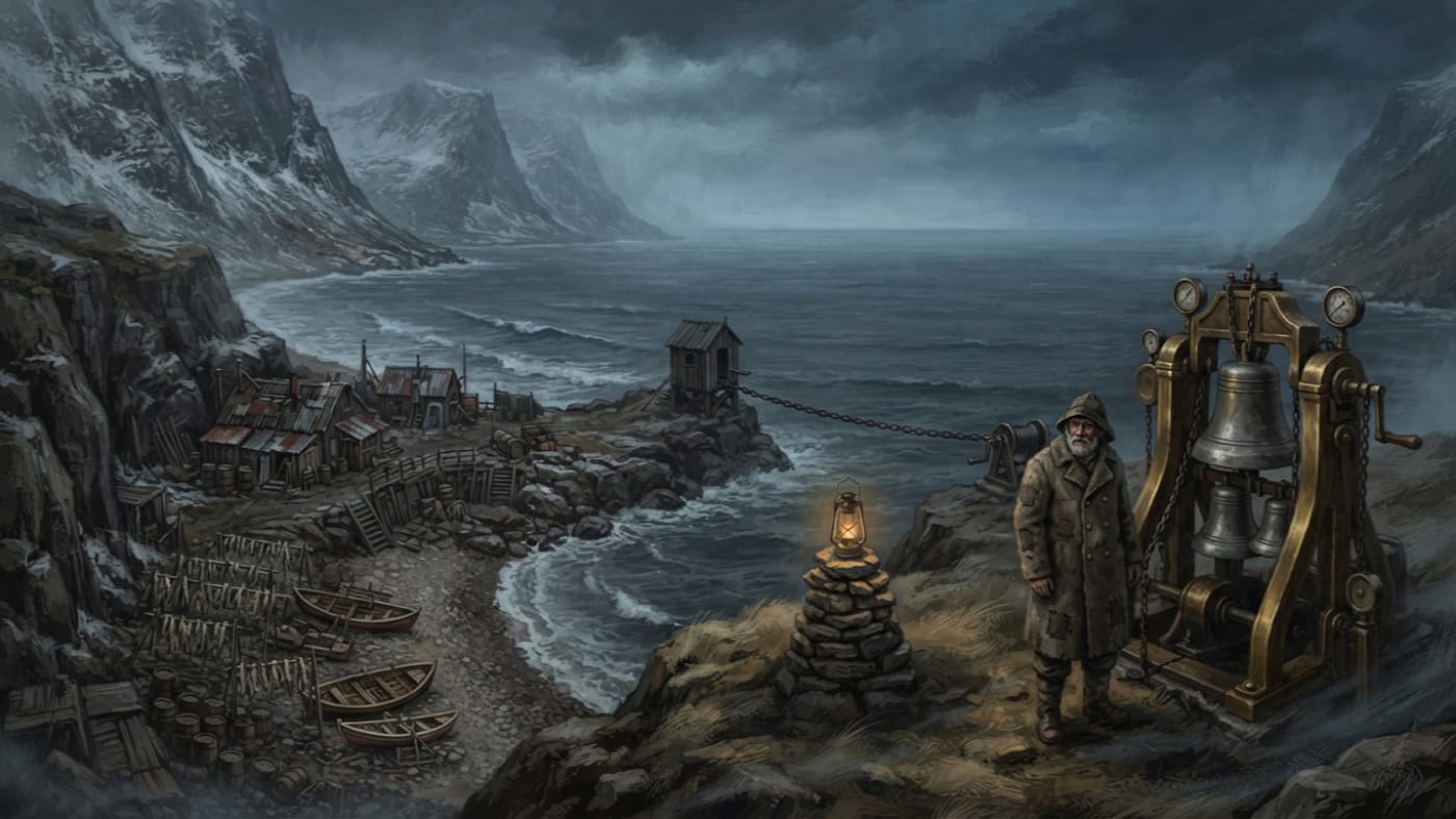 Norwegian Sea — Norwegian Sea, rendered as oil-painting.
