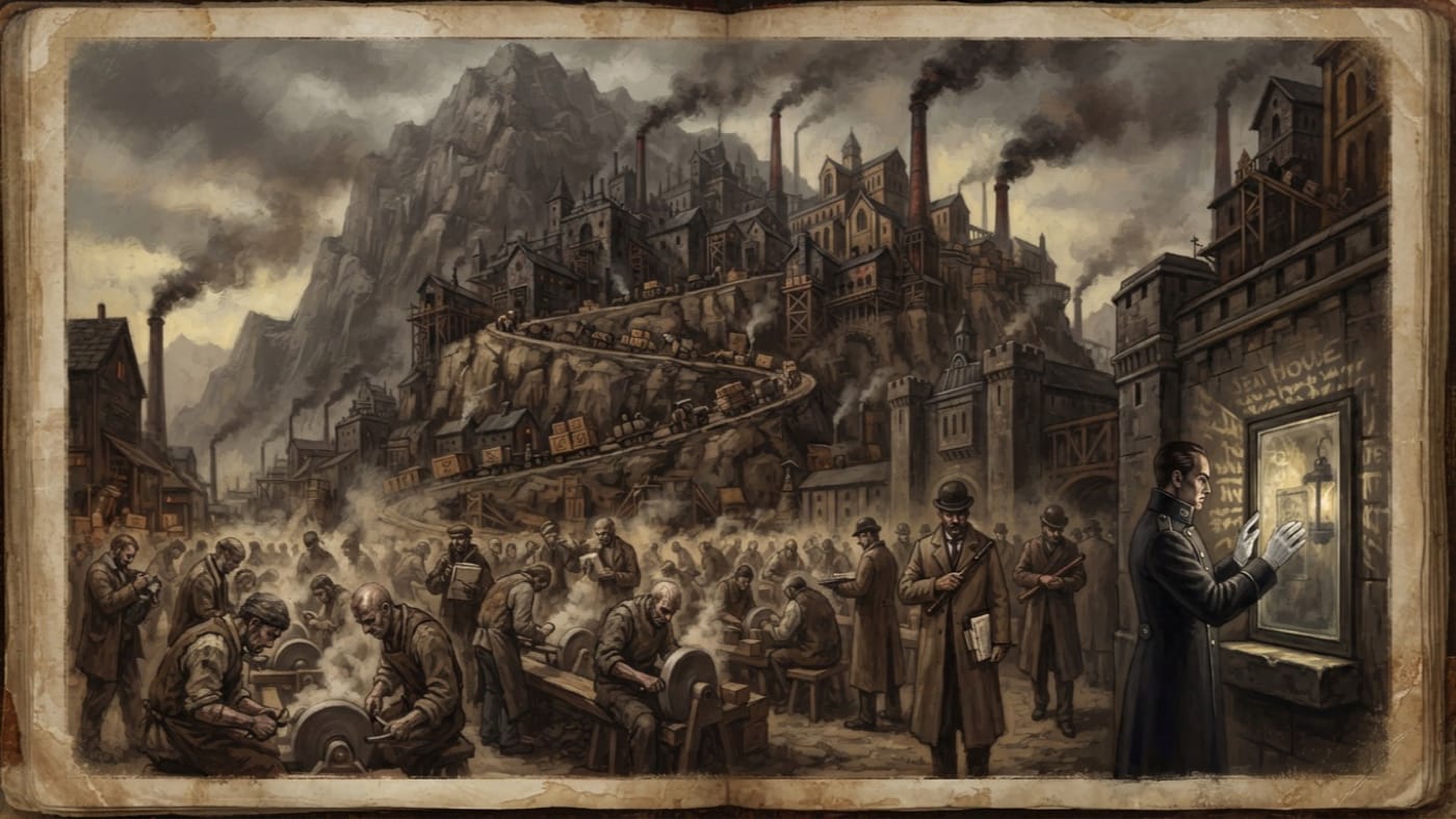 Oathglass — Oathglass, rendered as oil-painting.