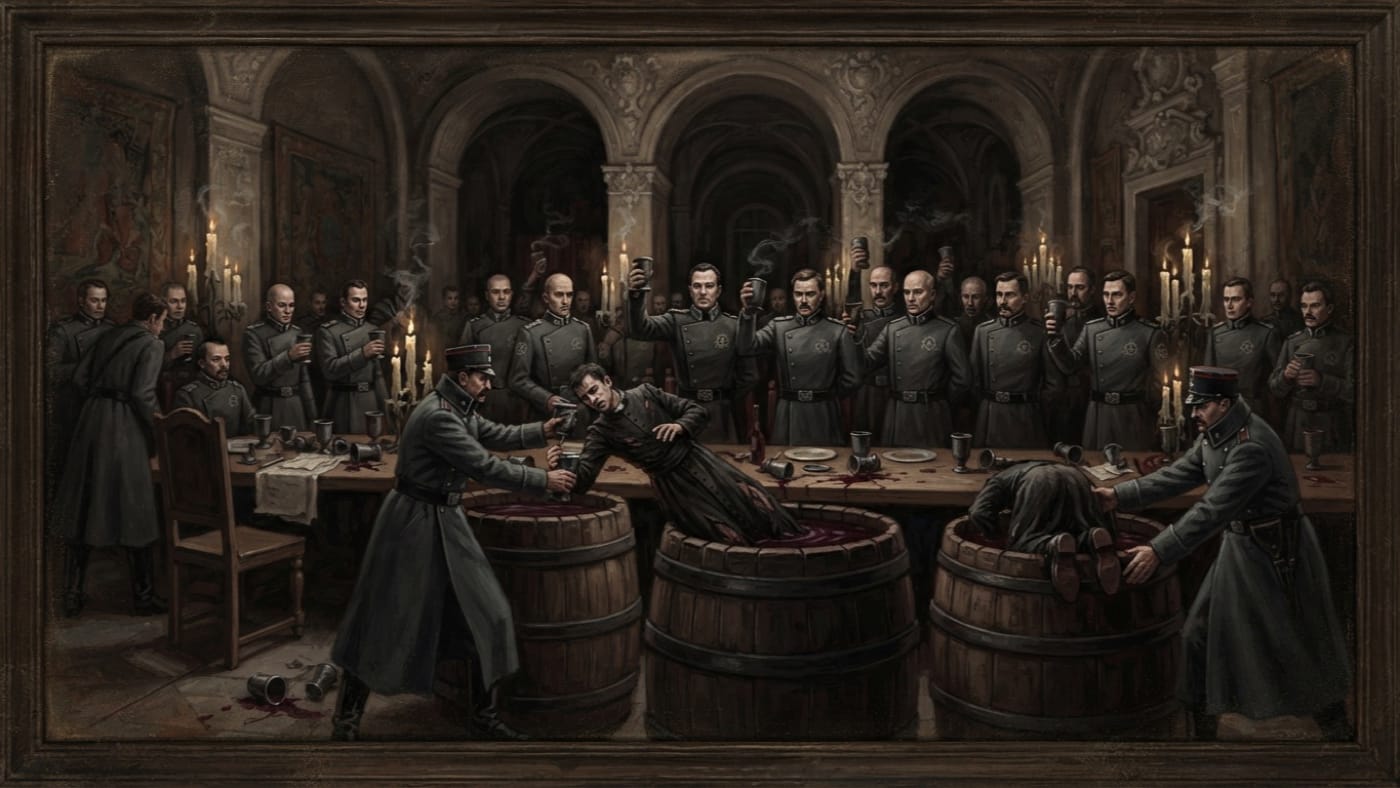 Oaths of Regensburg — Oaths of Regensburg, rendered as oil-painting.