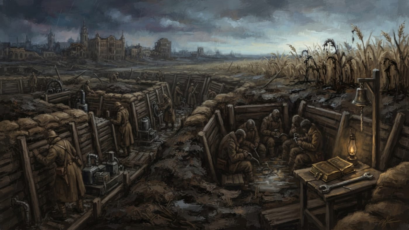 Odessa — Odessa, rendered as oil-painting.