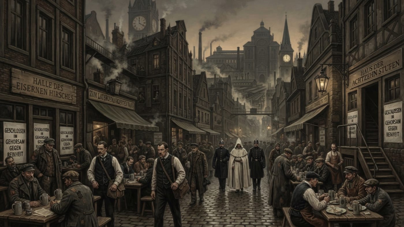 Old City of Kanzleiburg — Old City of Kanzleiburg, rendered as oil-painting.