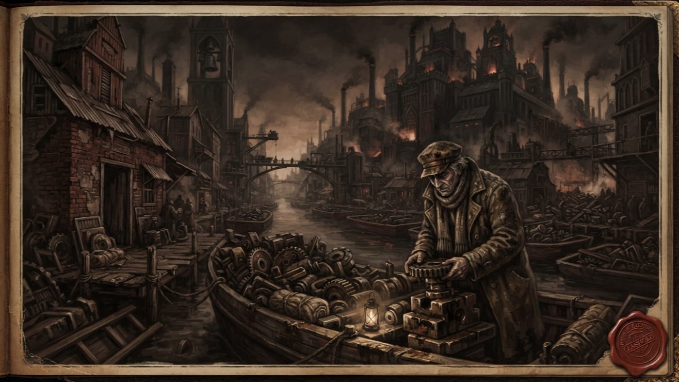 Old Juro — Old Juro, rendered as oil-painting.