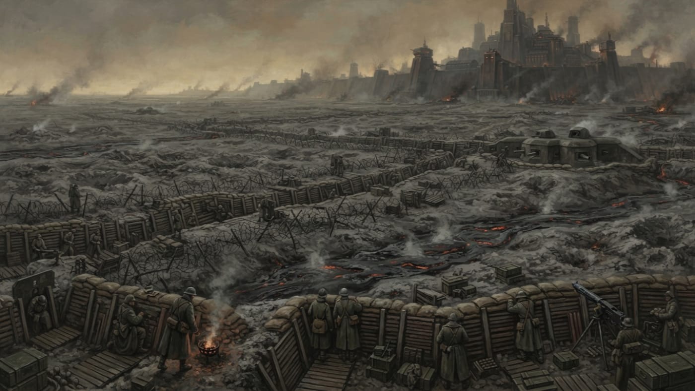 Operational Zone Ferrum-North — Operational Zone Ferrum-North, rendered as oil-painting.
