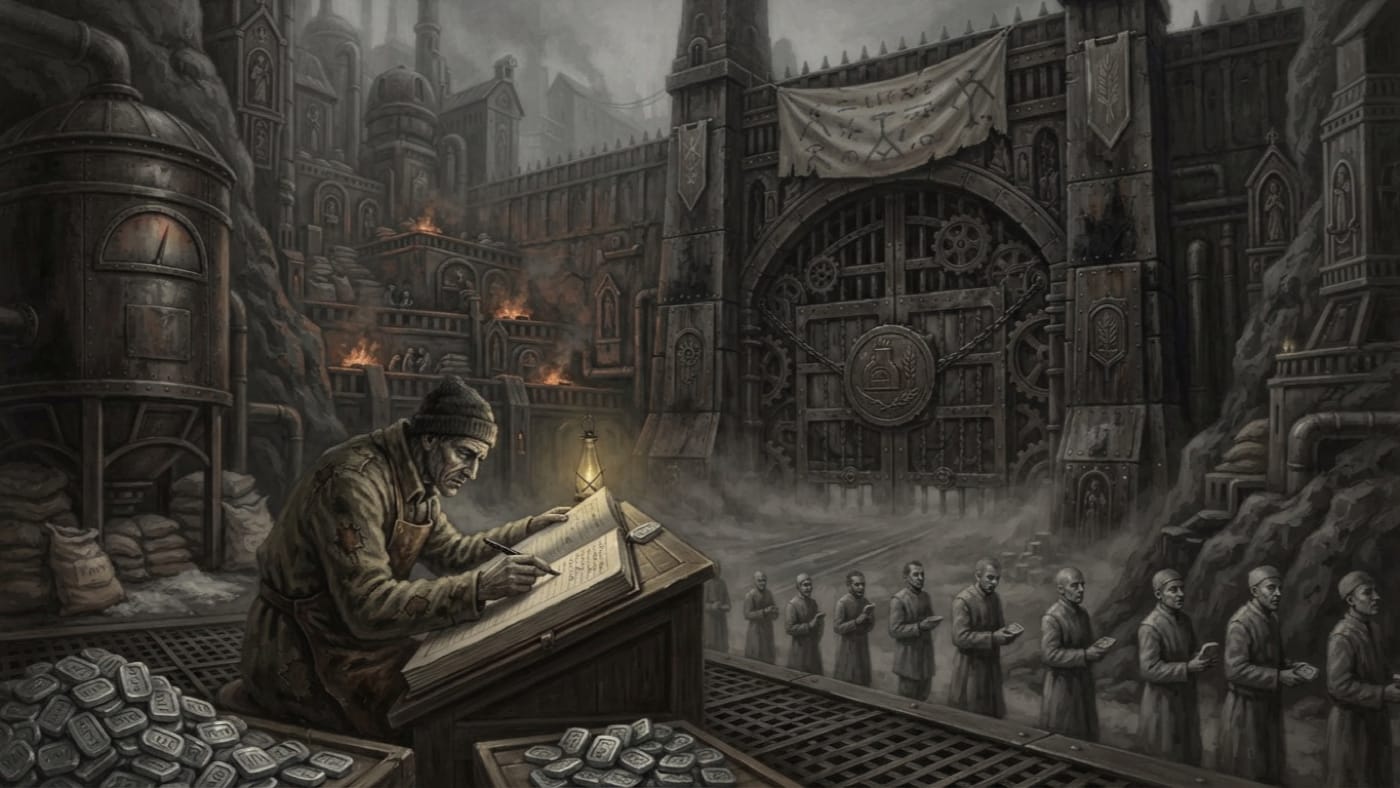 Oven Quartermastery — Oven Quartermastery, rendered as oil-painting.