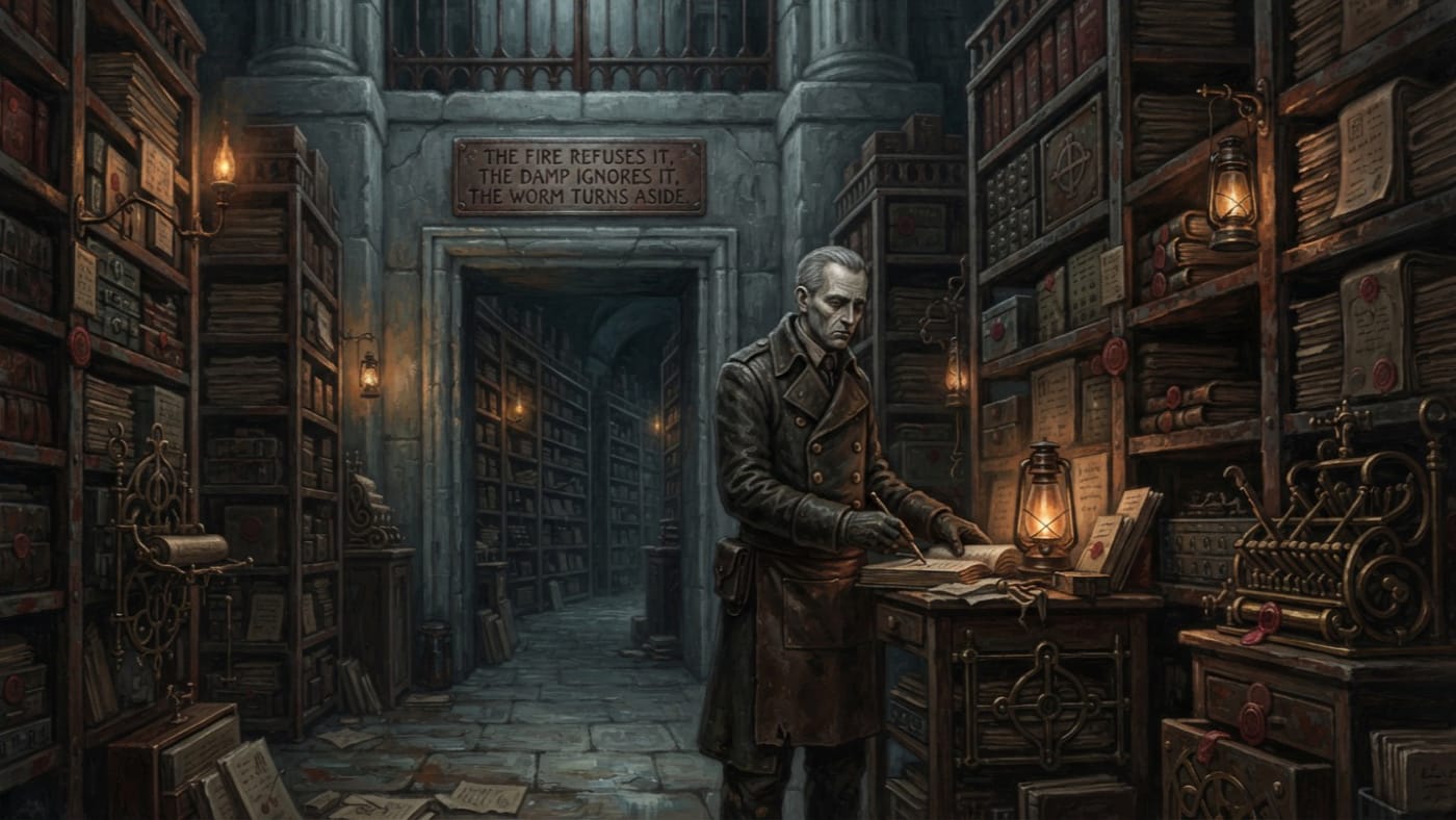 Paper Keeper Olt Marian — Paper Keeper Olt Marian, rendered as oil-painting.