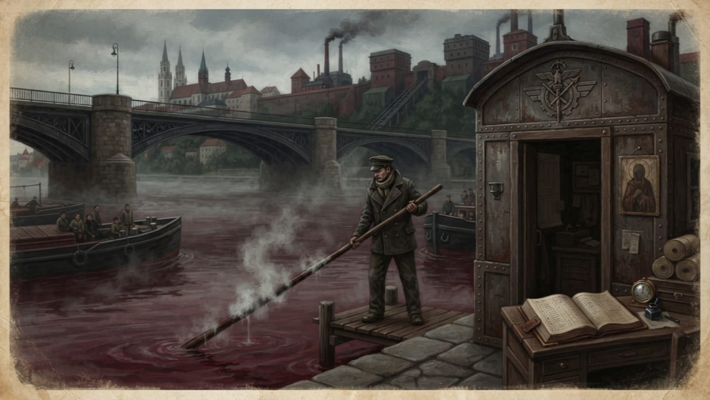 Passau — Passau, rendered as oil-painting.