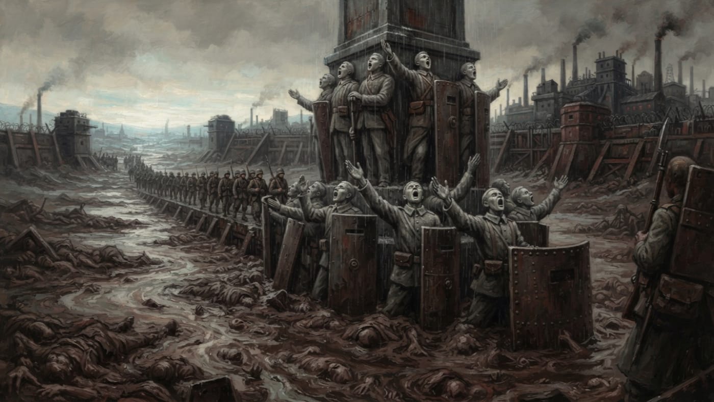 Penance March of Extraordinary Zeal — Penance March of Extraordinary Zeal, rendered as oil-painting.