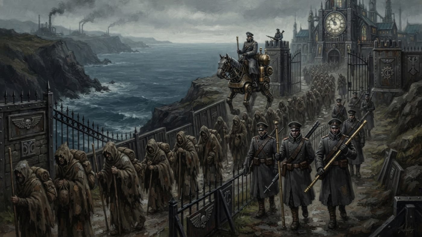 Peregrine Brotherhood — Peregrine Brotherhood, rendered as oil-painting.