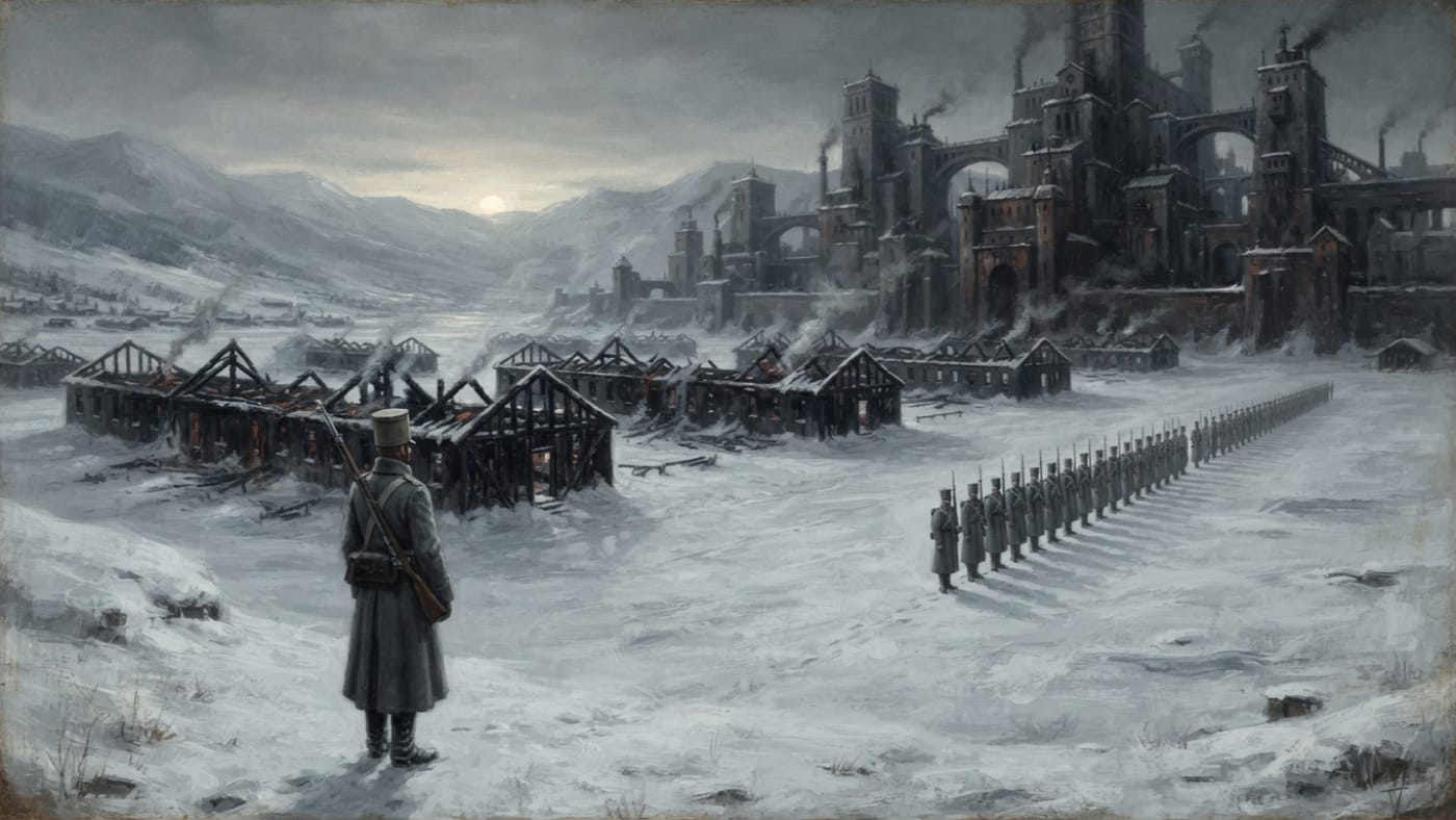 Metz Oblivion — Metz Oblivion, rendered as oil-painting.