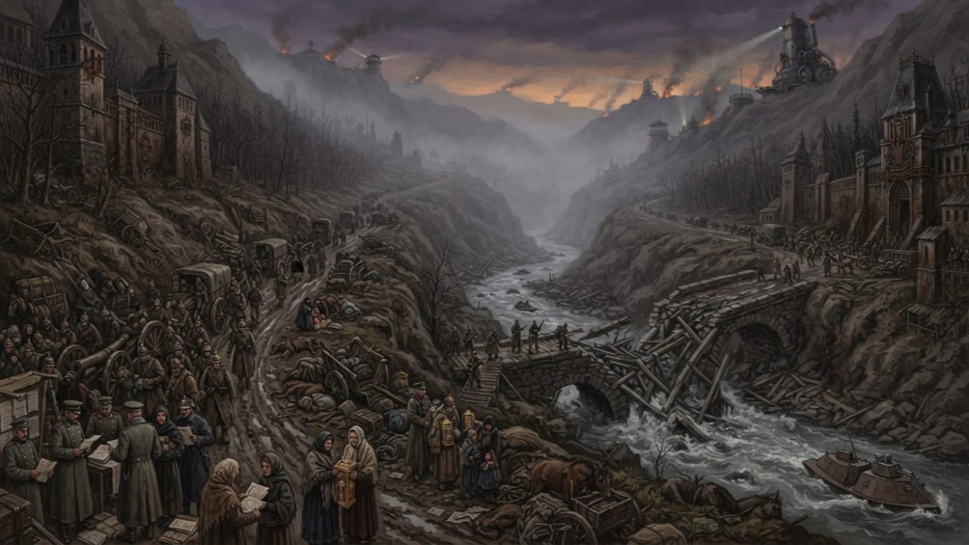 Morava — Morava, rendered as oil-painting.