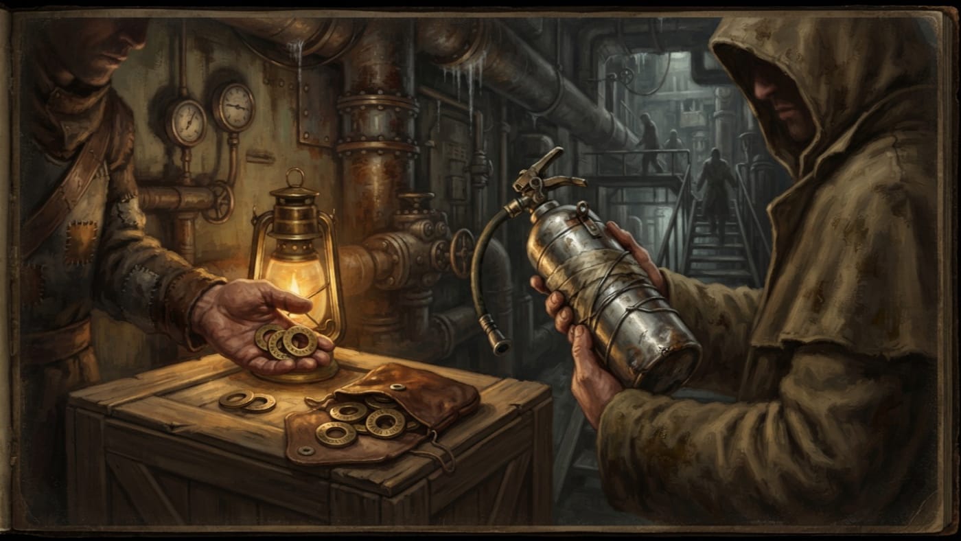 Oxygen Bulbs — Oxygen Bulbs, rendered as oil-painting.