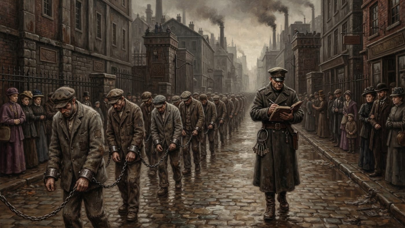 Pilgrim-Chain — Pilgrim-Chain, rendered as oil-painting.