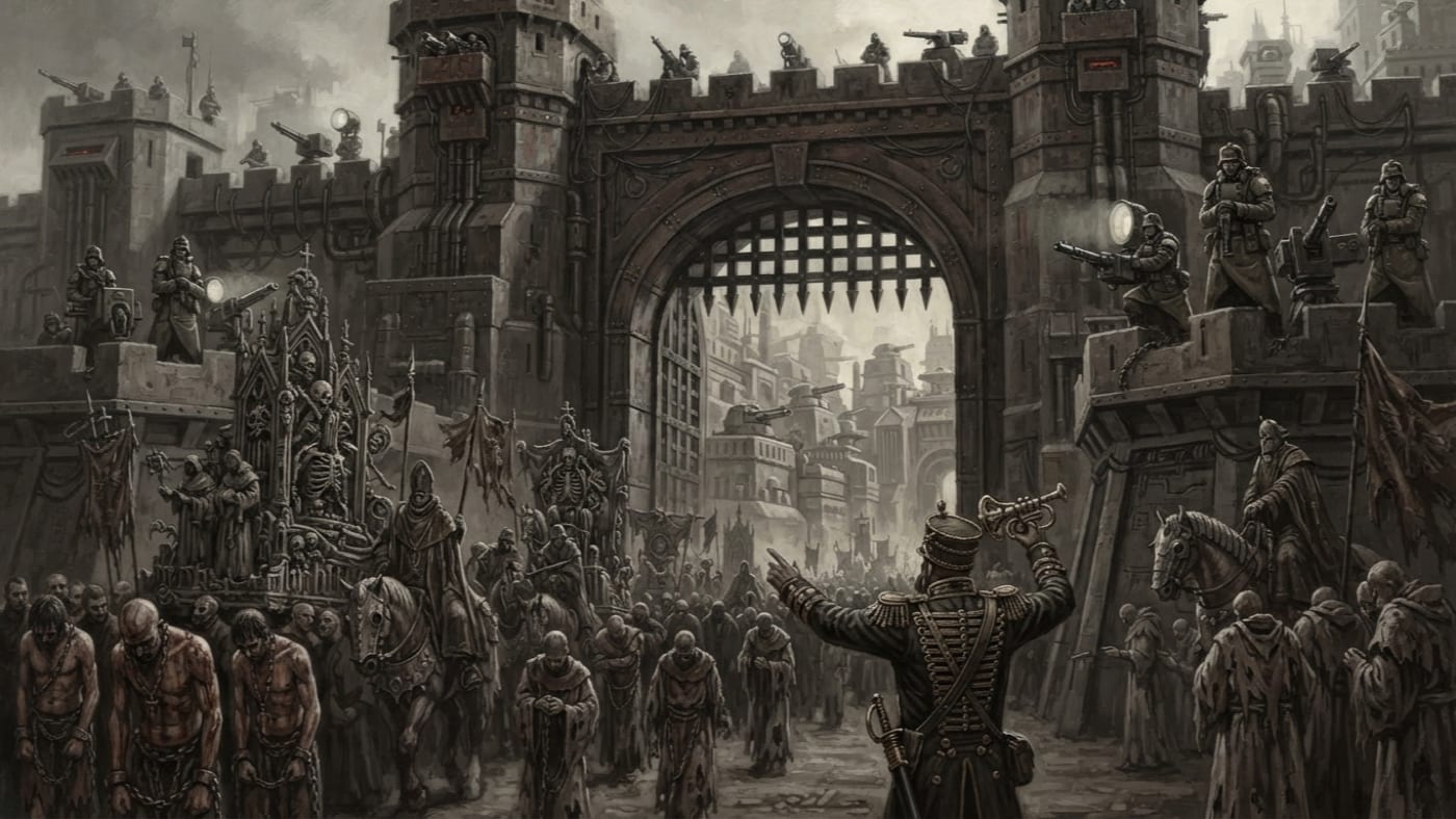 Pilgrim's Gate of Constantinople — Pilgrim's Gate of Constantinople, rendered as oil-painting.