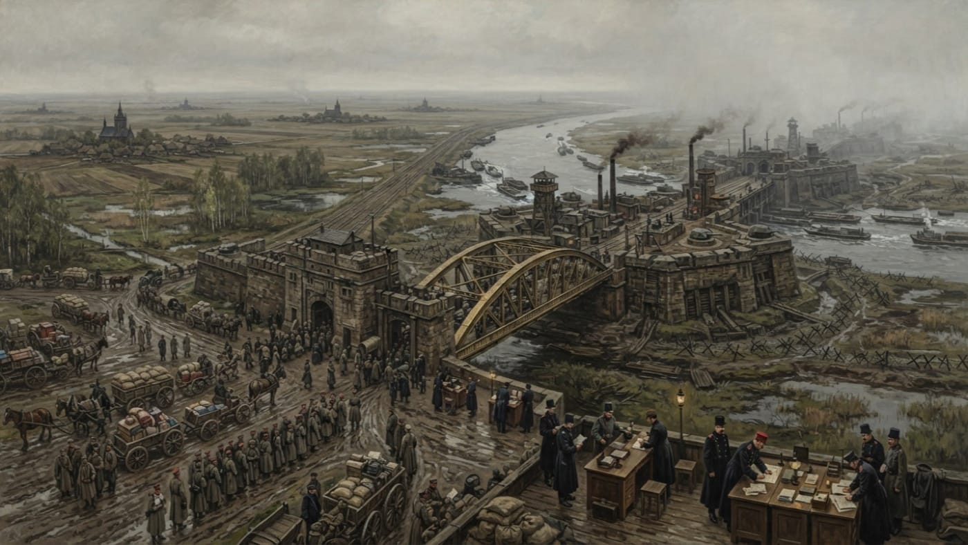 Polish Lowlands — Polish Lowlands, rendered as oil-painting.