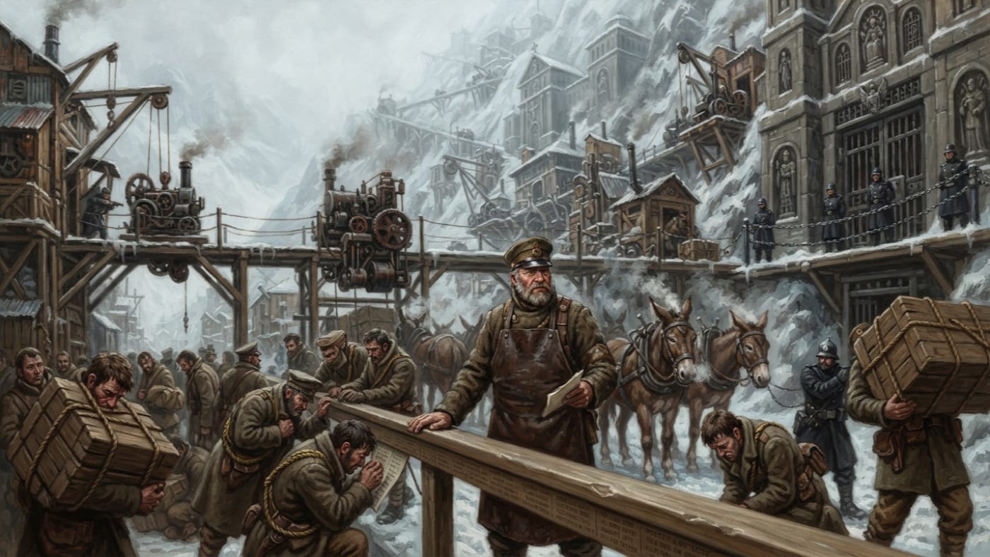 Porter Guild — Porter Guild, rendered as oil-painting.