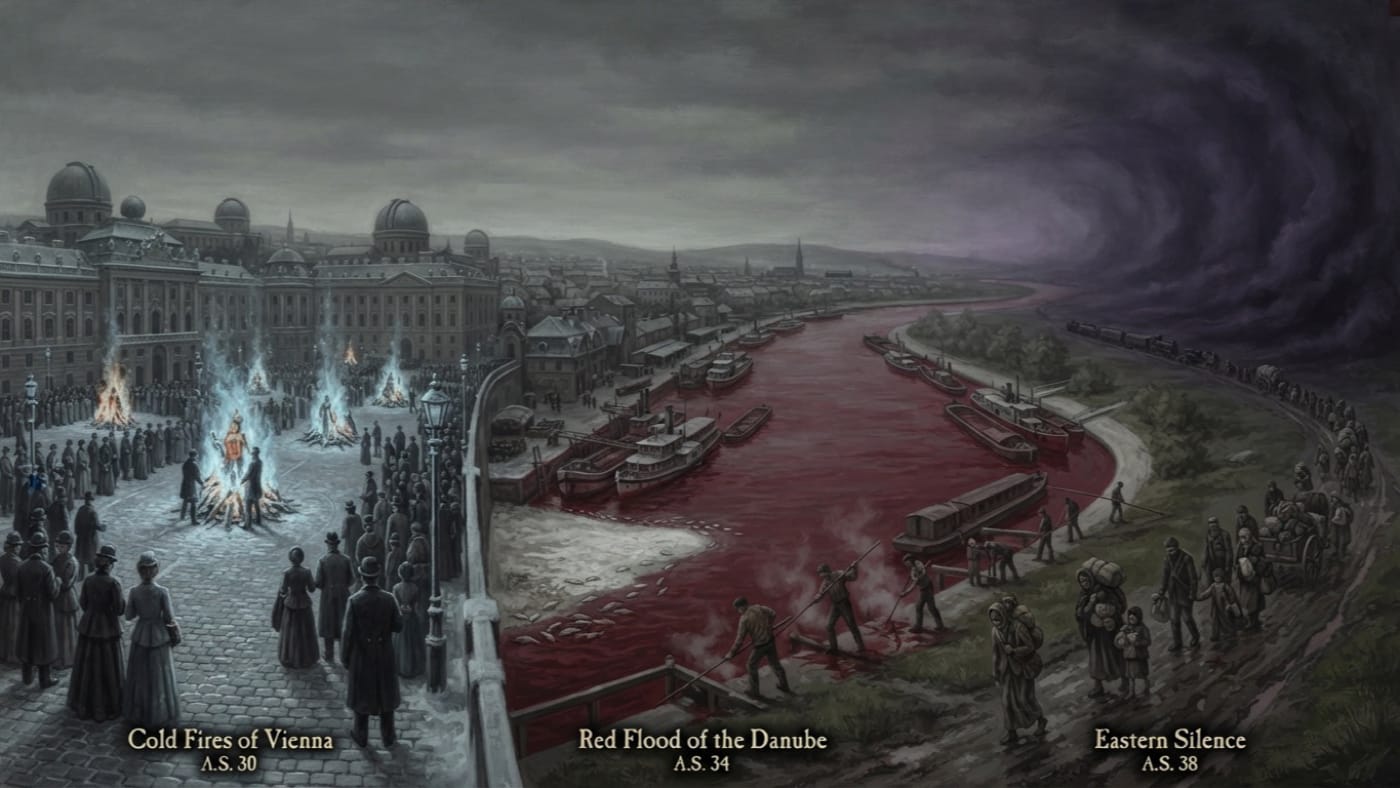 Pre-Sundering Sequence — Pre-Sundering Sequence, rendered as oil-painting.