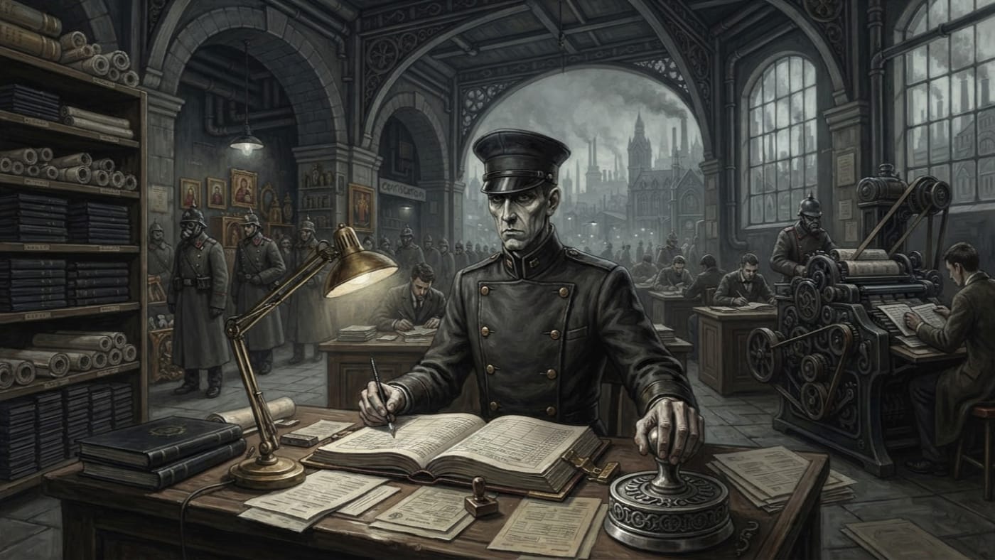 Prefects of Reason — Prefects of Reason, rendered as oil-painting.