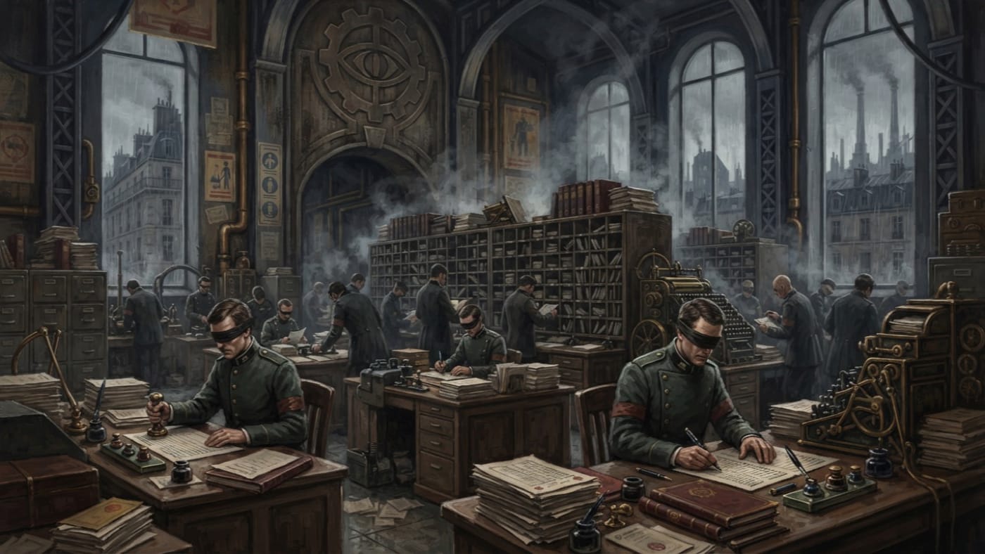 Prefecture of Paris — Prefecture of Paris, rendered as oil-painting.