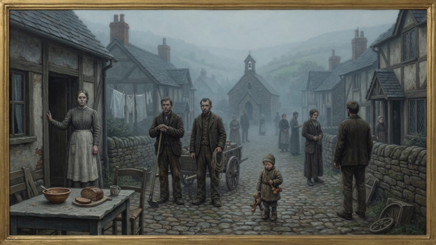 Preserved Villages — Preserved Villages, rendered as oil-painting.