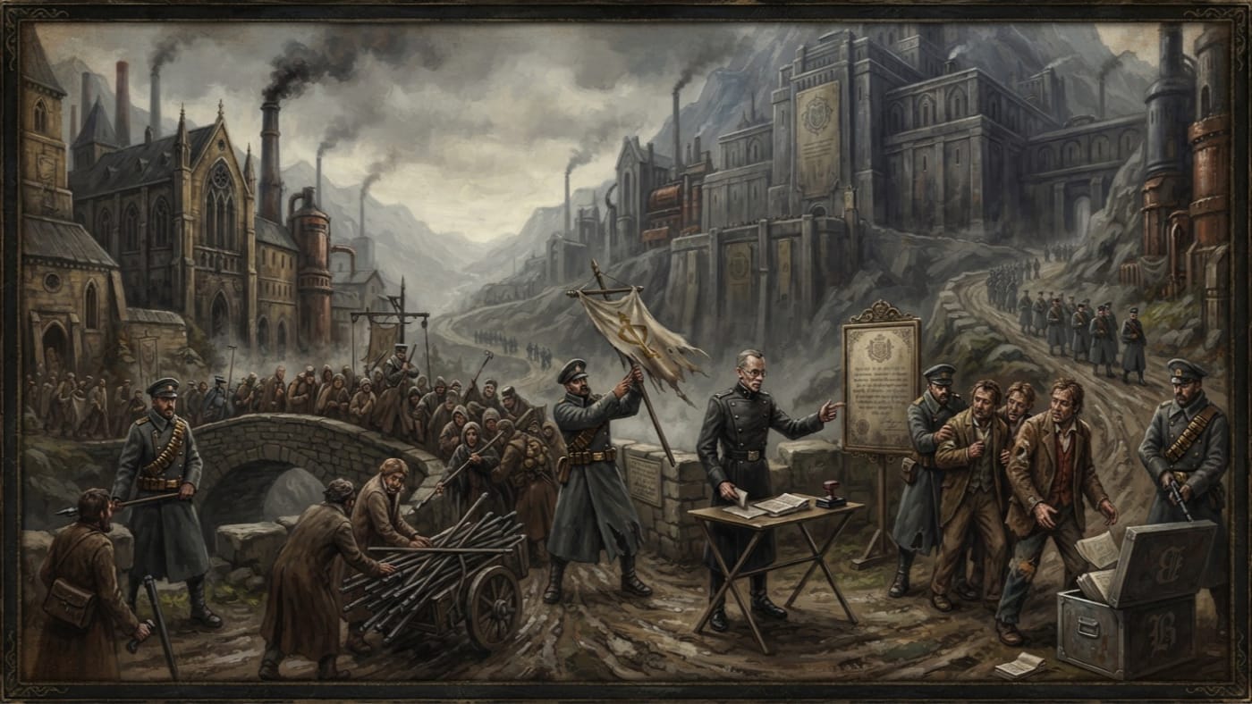Private Pilgrimage Guilds — Private Pilgrimage Guilds, rendered as oil-painting.