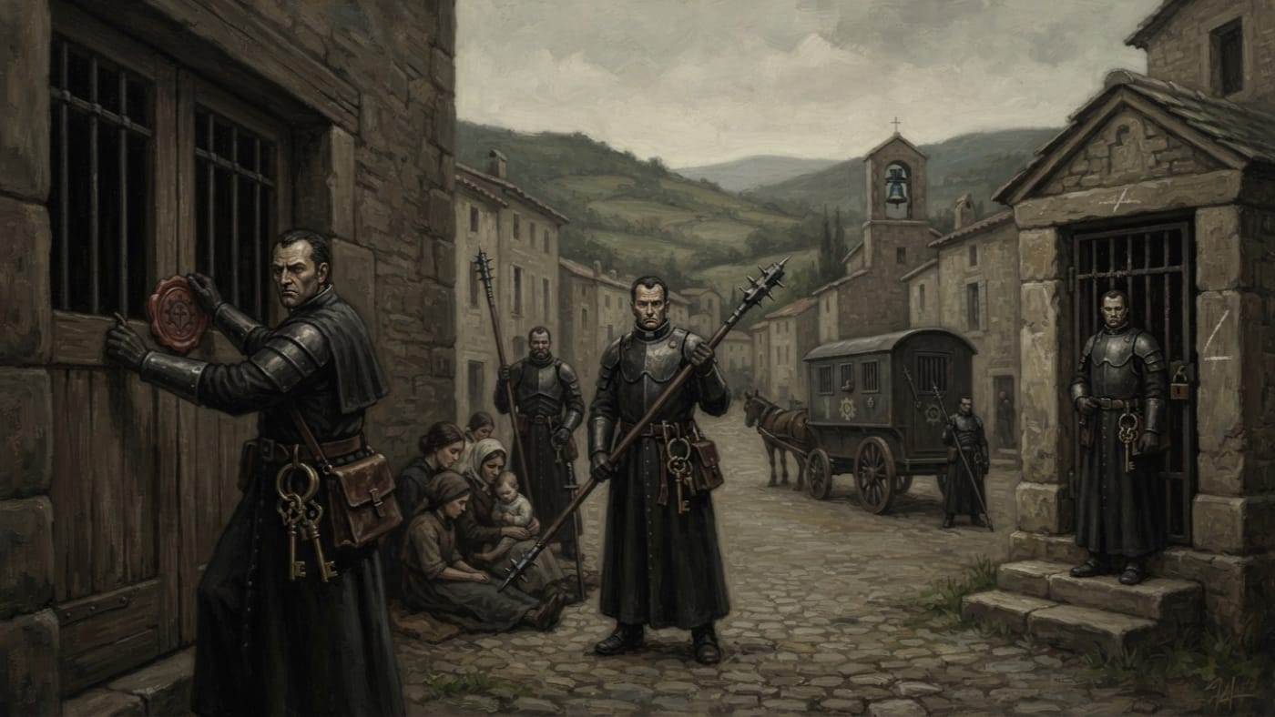 Purges of Languedoc — Purges of Languedoc, rendered as oil-painting.